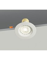 Isyluce Strahler Runder Vertieft Aluminium Weiß Led Niedrig Profil FüR Hauche
