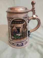 Vintage Gerz Geeman Beer Stein with Lid Signing of Declaration of Independence
