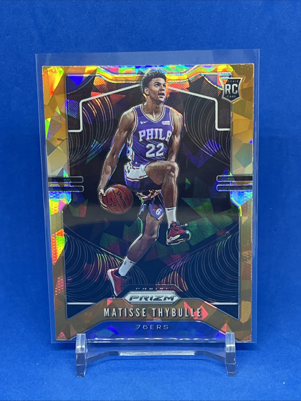 2019-20 Panini Prizm Orange Ice Prizm Matisse Thybulle #290 Rookie RC 76ers