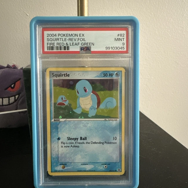 2004 Pokemon EX FireRed & LeafGreen Squirtle 82/112 Reverse Holo PSA 9