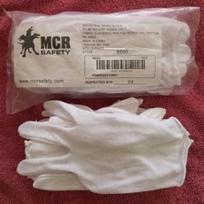 24 Pair 48 Gloves White Gloves Soft Absorbent Gloves - Eczema Dry Hands, etc.
