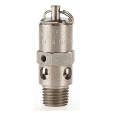 CONRADER SRH250-SS-275 Safety Valve,Hard Seat,1/4In,275 PSI,SS 15X847