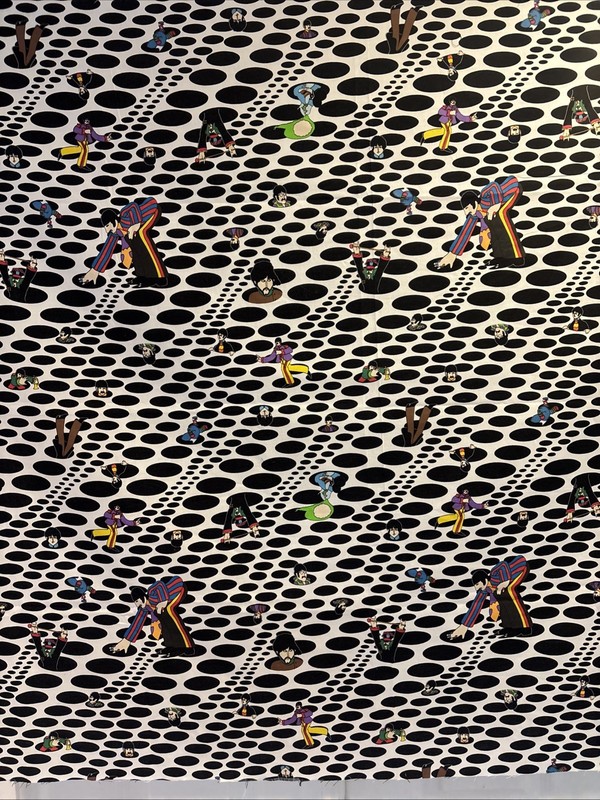 Vintage Sewing Fabric “The Beatles”