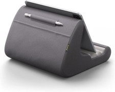 Soft Tablet Pillow Holder for Bed and Lap - Adjustable Tablet Stand