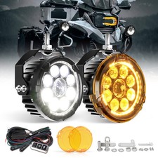 4.5inch Round LED Light Bar Spot Beam Pods Driving Fog Lamp Offroad ATV UTV Pair
