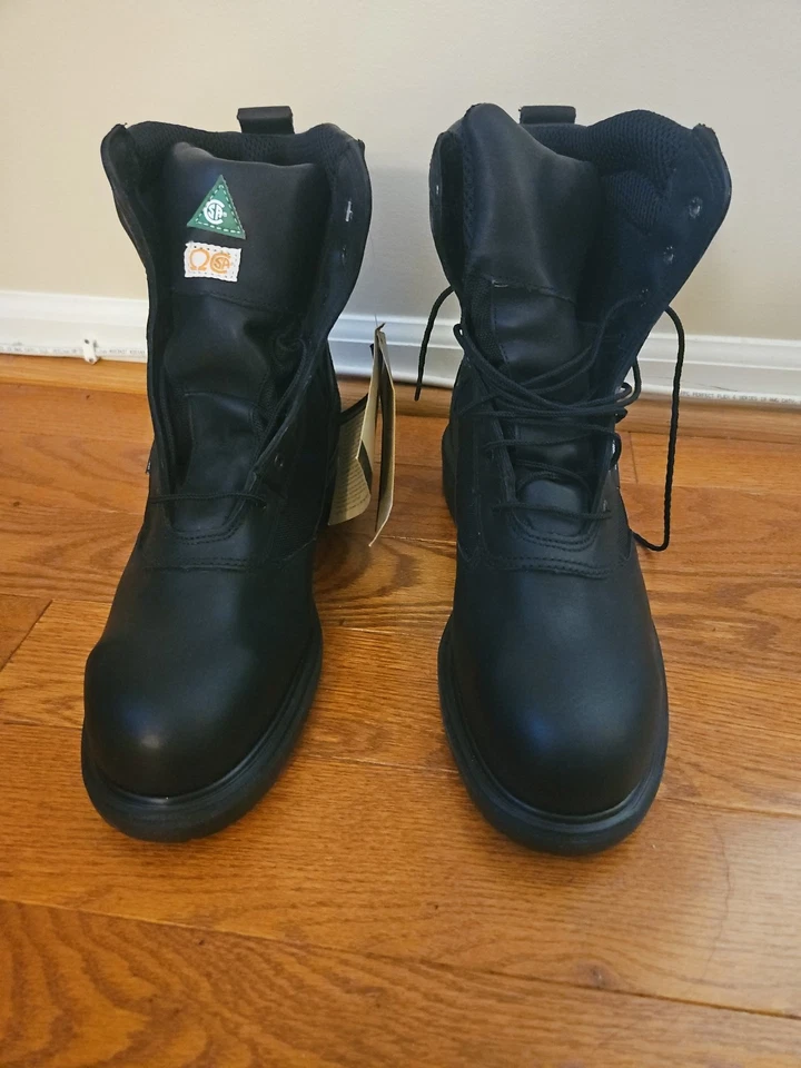 Red Wing 4273 Firefighter Black Steel Toe Boots Men's Size 10.5 D ( BRAND NEW ) - Image 4 of 4