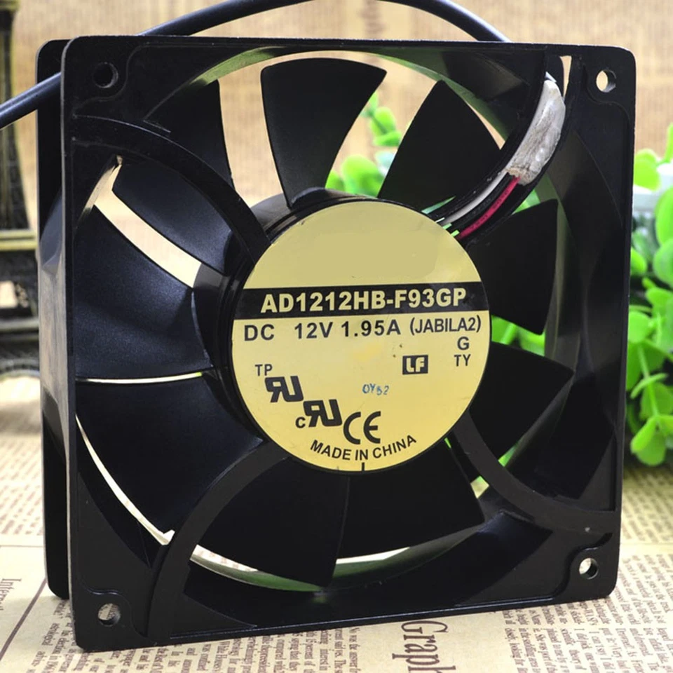 For ADDA AD1212HB-F93GP 120*120*38mm DC12V 1.95A Cooling Fan 3pin - Image 4 of 4