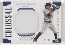 2019 National Treasures Rookie Colossal Materials 2/99 Christin Stewart 5x8