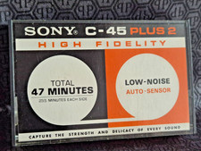 ■ MEGA-TOP RARITÄT ■_# SONY C-45+2LN HI-FI Auto Sensor/TYPE I/Japan/TOP ZUSTAND!