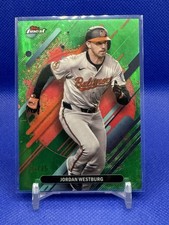 2025 Topps Finest Green Refractor Rare #261 Jordan Westburg 6/25