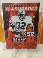 2017 Panini Absolute Fantasy Flashbacks Jim Brown #1 HOF