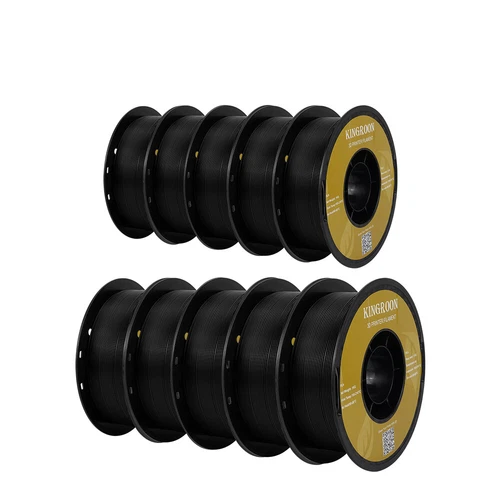 🔥 3D Drucker Filament PLA 10KG 1.75mm für FDM 3D-Druck Consumables Schwarz