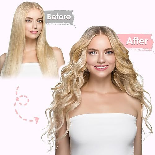 Hair Rollers for Blowout Look Long Hair, 21 PCS Self Grip Hair Multi