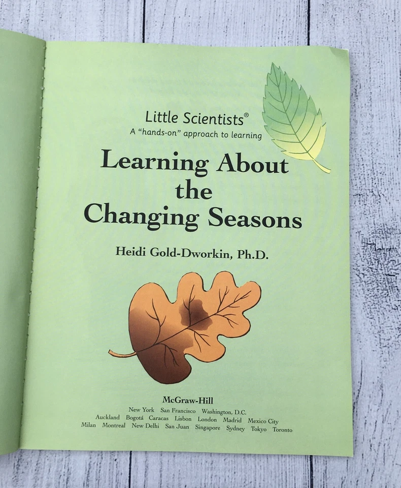 Little Scientists Hands-On Activities: Changing Seasons by Dr. Gold-Dworkin - Image 2 of 3