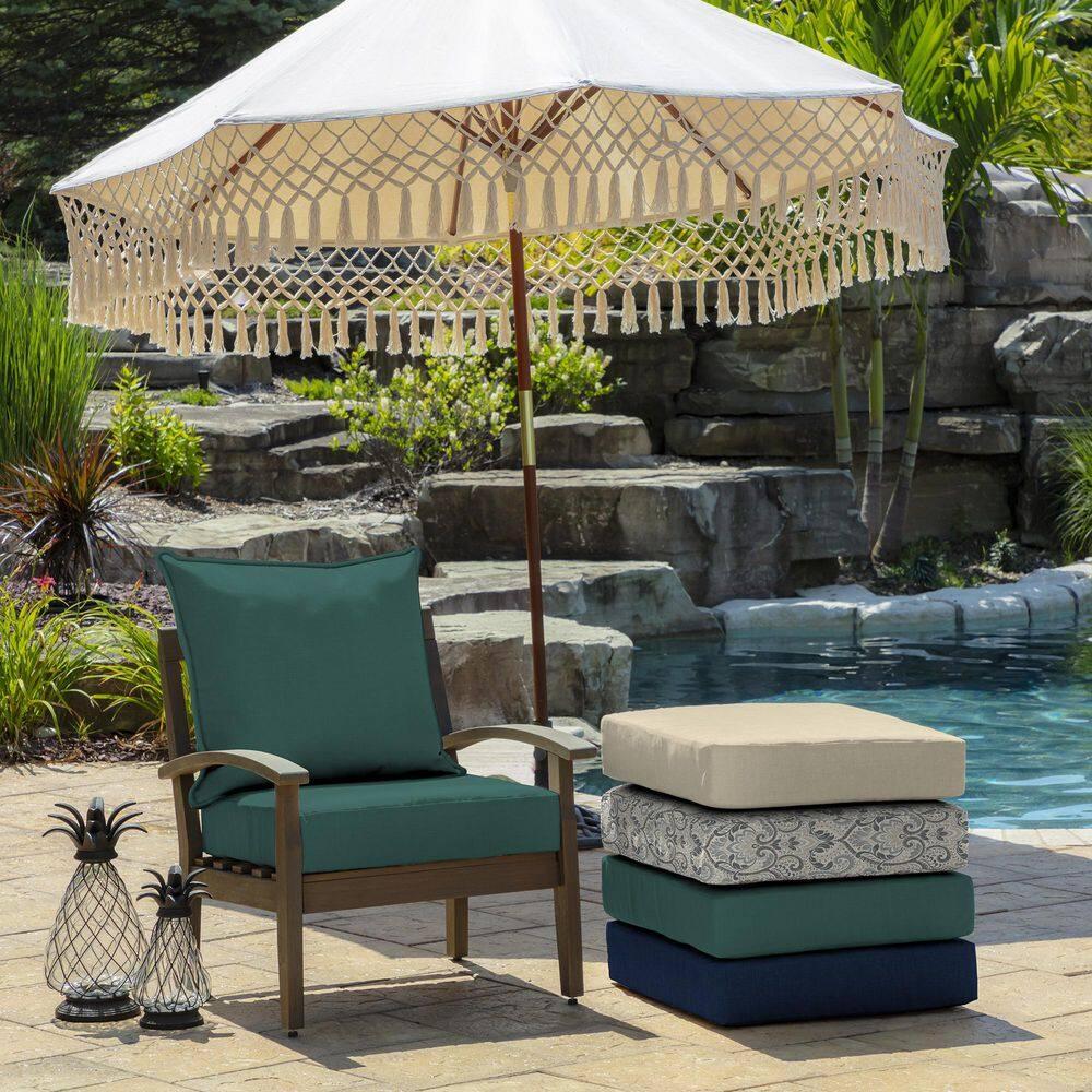Arden Selections Outdoor Lounge Chair With Cushion Arden