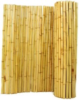 Backyard X-scapes Natural Rolled Bamboo Fence Outdoor Indoor Railing Barrier Backyard X-scapes Natural Rolled Bamboo Fence Outdoor Indoor Railing Barrier