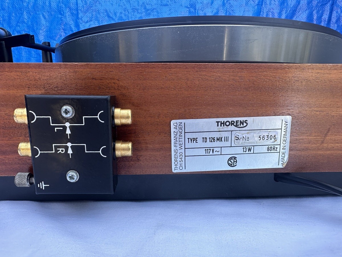 Thorens Type TD 126 MK III - 117V | eBay