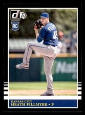 2019 Donruss #208 Heath Fillmyer Kansas City Royals RC