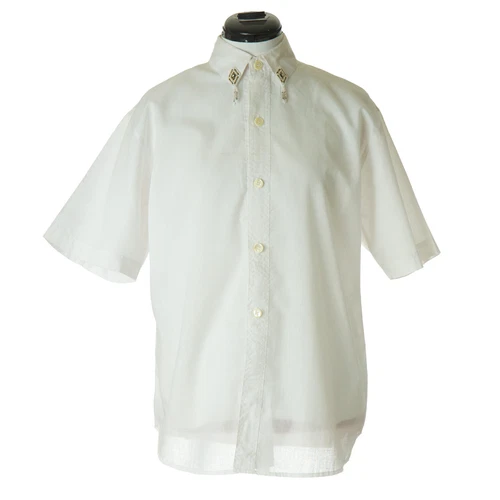 Vintage Elliman Embellished Collar Button Up Womens Small - Picture 1 of 8