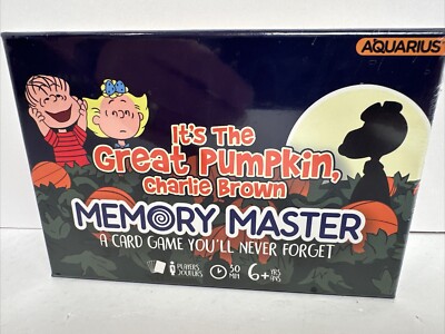 It's The Great Pumpkin Charlie Brown Memory Master Card Game Factory Sealed