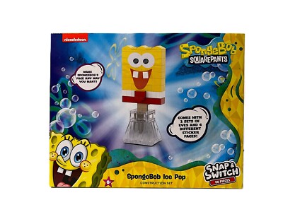 Snap & Switch SpongeBob Squarepants Ice Pop Construction 90 Pieces NIB New
