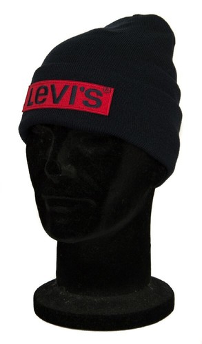 SG Cappello berretto cuffia uomo cappellino con risvolto LEVI'S articolo  230764 | eBay