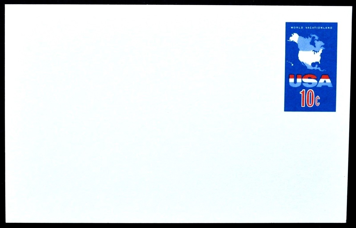 1971 US Sc. #UX59 postal card, 10 cent, mint, sharp corners