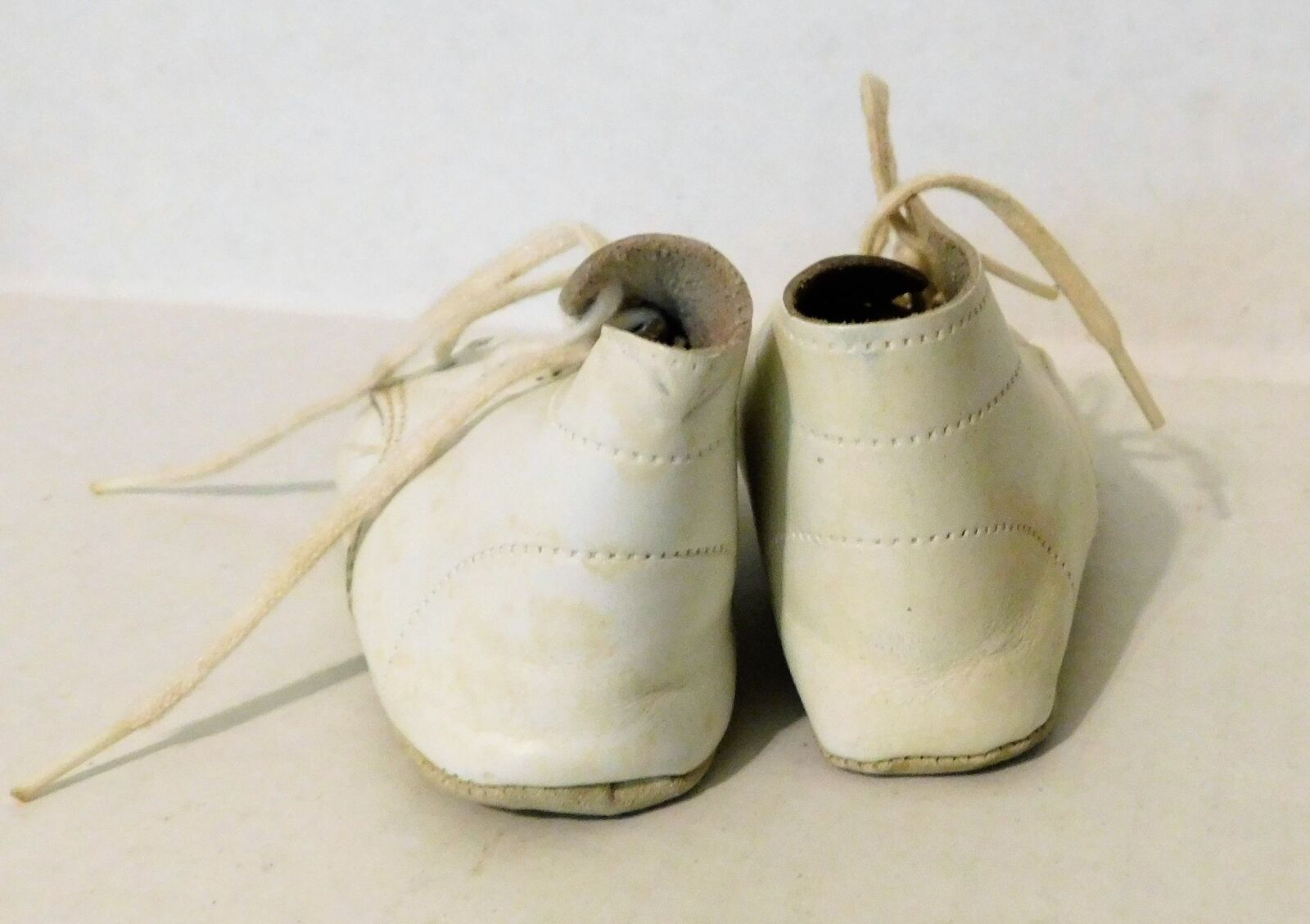 Vintage Child Life Baby Shoes Lace Up White Origi… - image 3