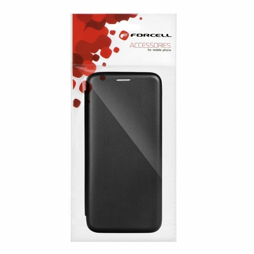 Forcell Elegance Schutzhülle Book Case CoverTasche für Huawei P20 Schwarz - Zdjęcie 3 z 3