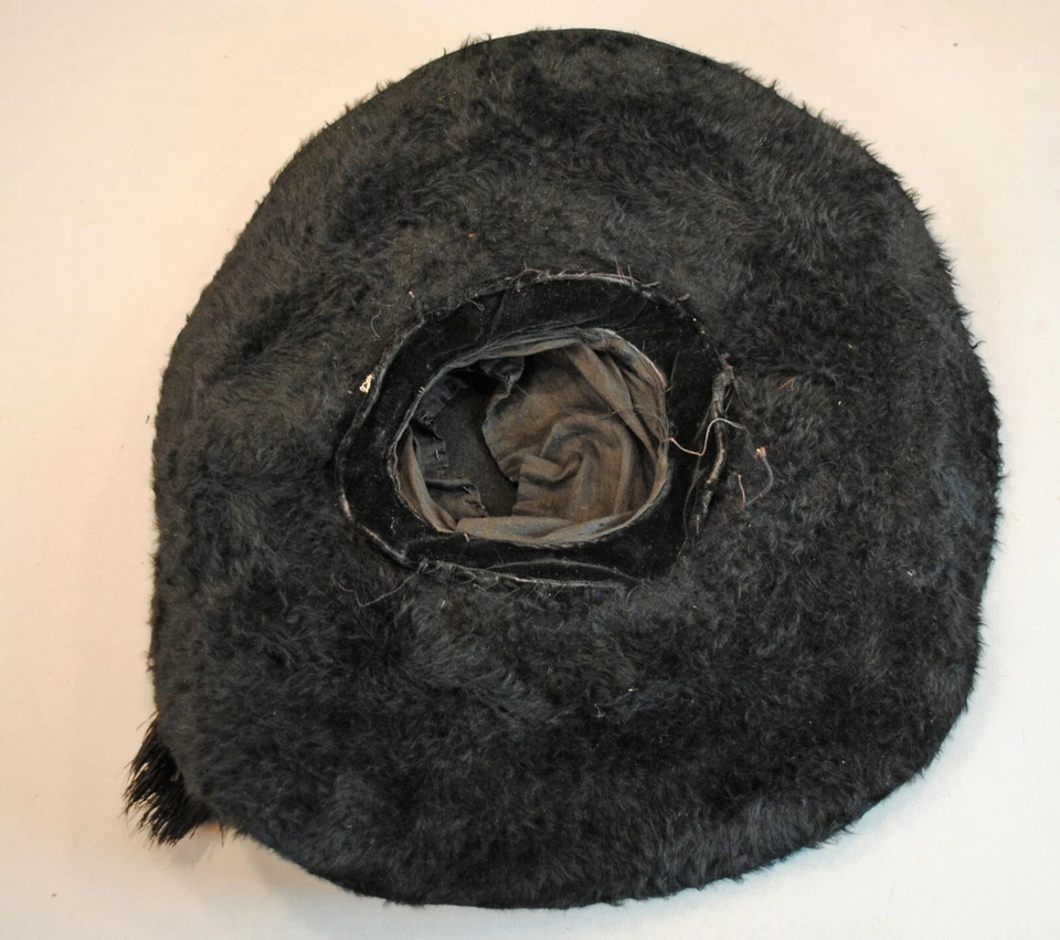 SOMBREROS ANTIGUOS DE FIELTRO POLAR DE FELPA EDUARDIANA DE 1890-1910, LOTE DE 2 MUSEOS Foto 3 de 4