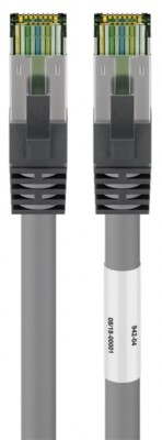 CAT 8.1 Patchkabel, S/FTP (PiMF), grau, 7,5 m