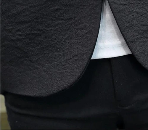 Mens One Button Casual Blazers Jacket Lapel Collar Summer Slim Fit Coat Outwear - Bild 12 von 15