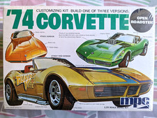 Nib Factory-sealed Original Vintage Mpc 1974 Corvette Open Roadster Kit Cl Nib Factory-sealed Original Vintage Mpc 1974 Corvette Open Roadster Kit Cl