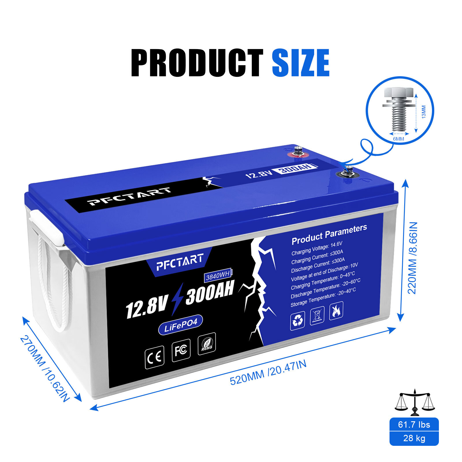 LiFePO4 Lithium Battery 12V 48V 300Ah 600Ah Deep Cycle for Solar RV Off ...