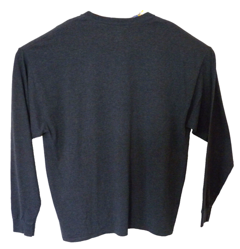 Champion University of Michigan langärmliges dunkelgraues Herrenhemd abgenutzt 2XL - Bild 3 von 6