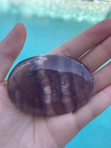 1 Genuine Natural Fluorite Palm Stone Crystal - Picture 98 of 117
