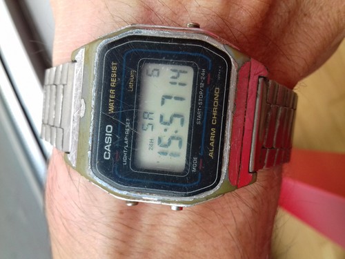 Vintage Casio a155w module 587 digital watch montre uhr made in japan c  rare | eBay