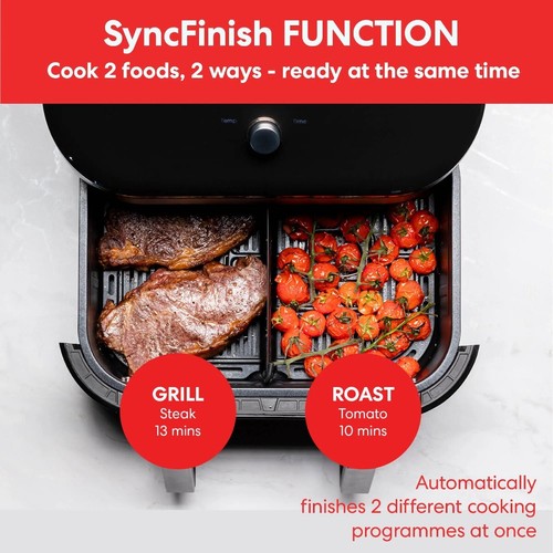 Instant Pot VTAFB92-SS Air Fryer Vortex Plus VersaZone ClearCook 8.5L Silver - Picture 6 of 9