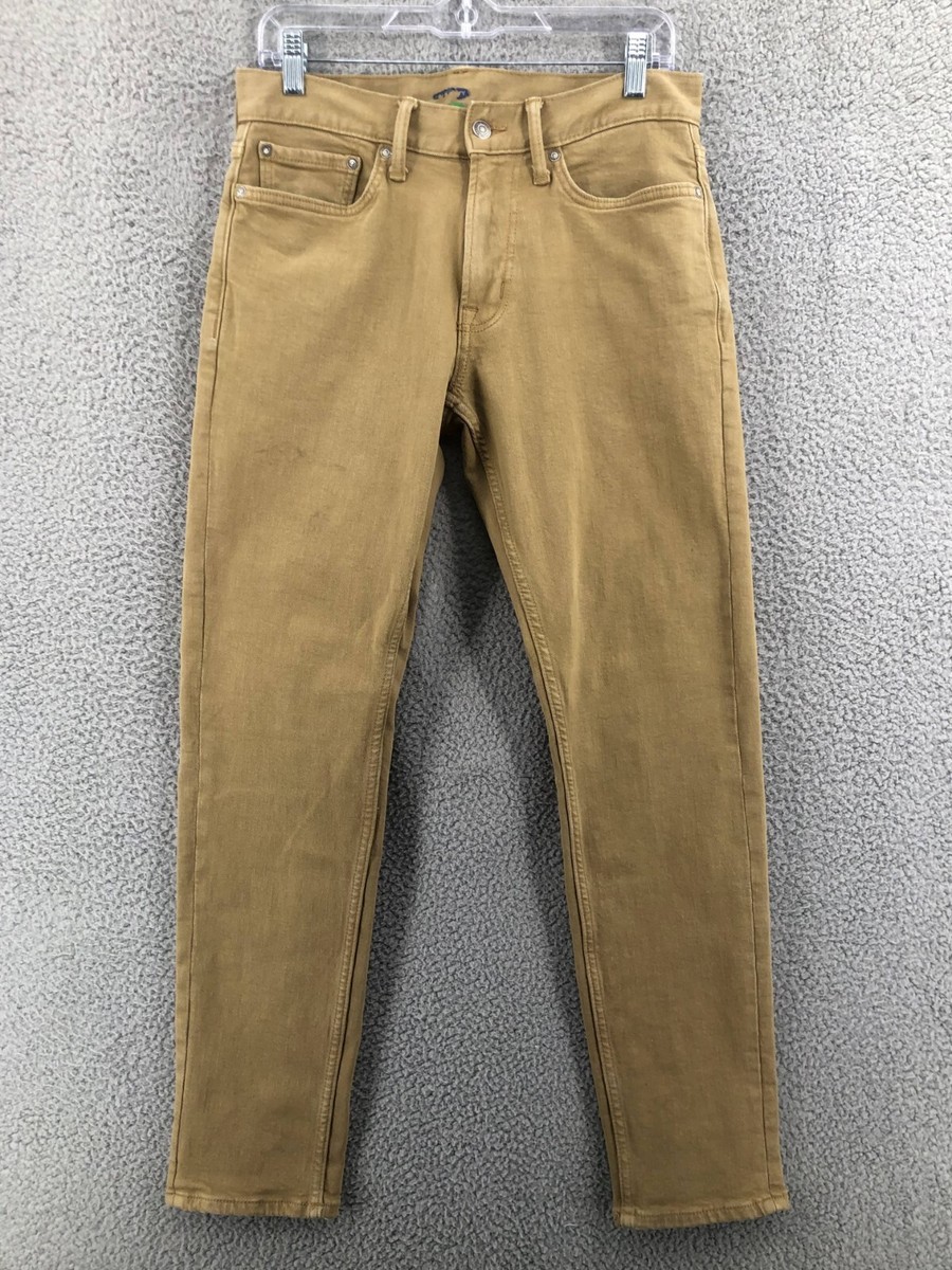Old Navy Skinny Jeans Men’s 30X32 Stretch Beige Khaki Tan 5497