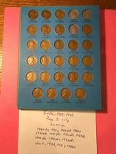 1930 1940 26 coin Page 3 of Whitman 9004 Folder Lincoln Penny 31 32 32D 33 38S