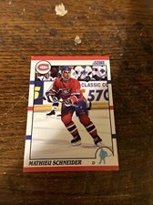1990 Score American #127 Mathieu Schneider