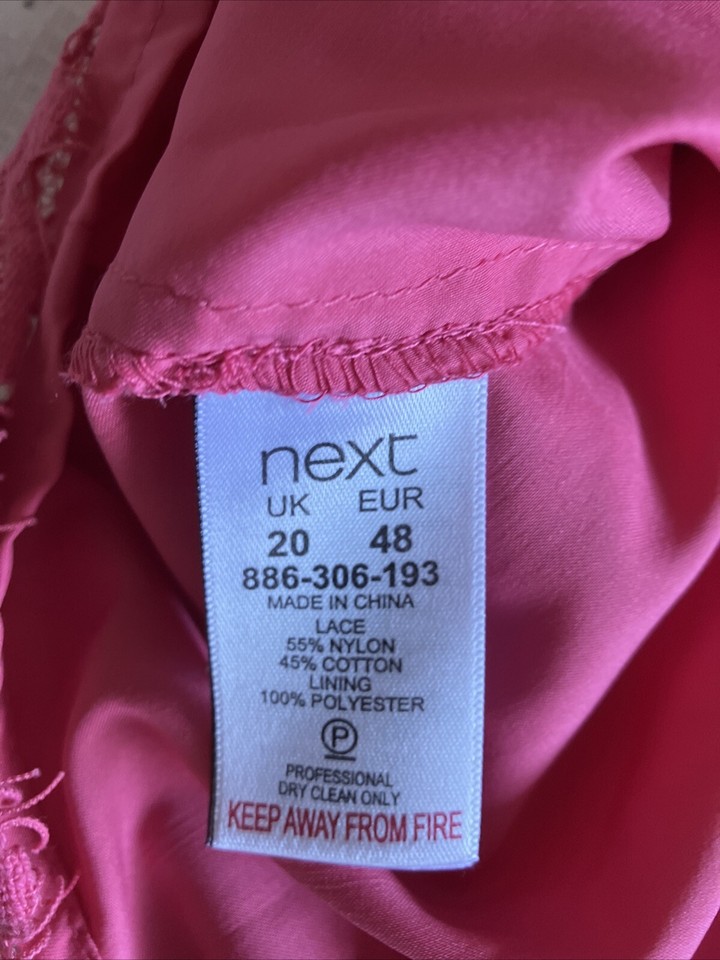 Ladies Size 20 Next Dress eBay