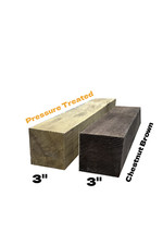 Planed And Rough Sawn Timber Garden Fence Gate Post