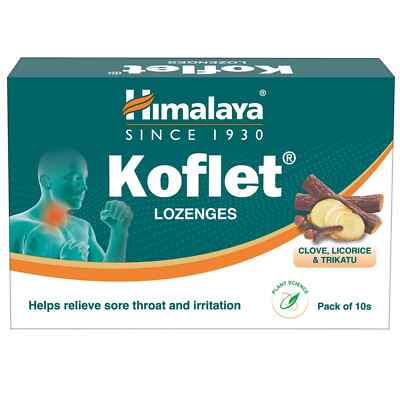 10Pcs Himalaya Herbals KOFLET Lozenges For Sore Throat Fast shipping