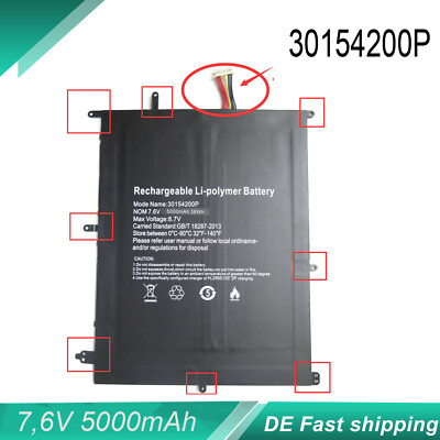 Akku für Jumper für EZbook X4 MB11 MB12 3 Plus NV-30154200P Battery-7.6V 5000mAh