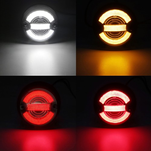10x luci LED aggiornamento segnale di svolta arresto posteriore per Land Rover 90/110 Defender - Foto 3 di 11