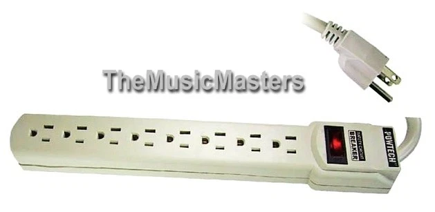 8 Outlet Surge Protection POWER STRIP On/Off Switch Safety Circuit Breaker 1875W - Image 3 of 4