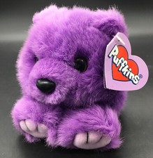 Puffkins Violet the Bear 1994 plush stuffed animal Swibcon Style 6659 with tags