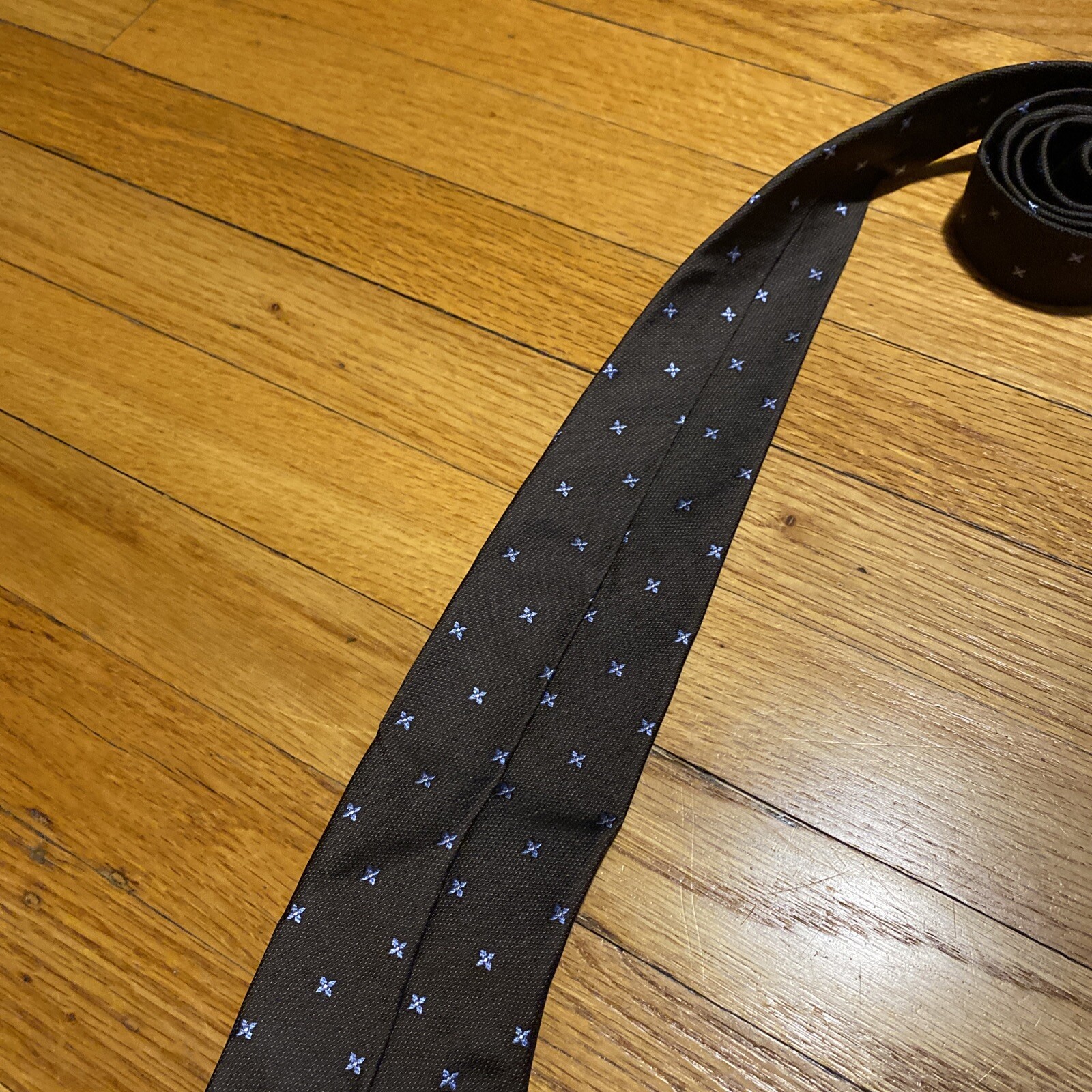 (1) Trendy Brown Flower Patterned Robert Talbott … - image 7