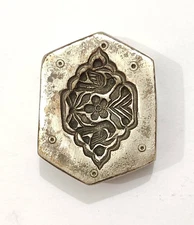 Vintage Bronze Jewelry Die Mold/Mould India Hand Engraved For Jewellery Making